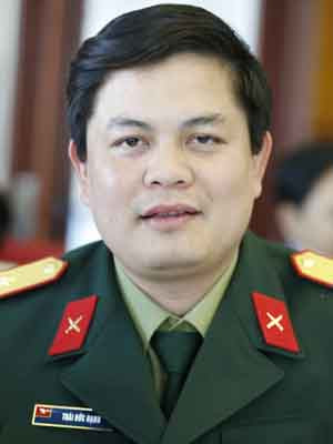 Thiếu tá Thái Đức Hạnh. ảnh: NGUYỄN MINH