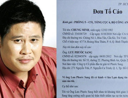 Phước Sang cũng bị vướng vào kiện tụng. Phước Sang cũng bị vướng vào kiện tụng