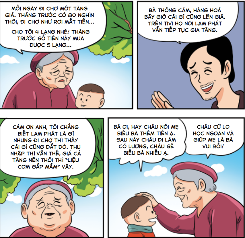 Câu chuyện về lạm phát gây xúc động về lòng hiếu thuận của cậu bé Tín Dụng.