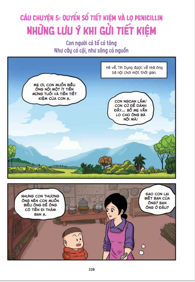 Ca dao, tục ngữ, thành ngữ được lồng ghép nhằm chuyển tải thông điệp giáo dục tài chính.