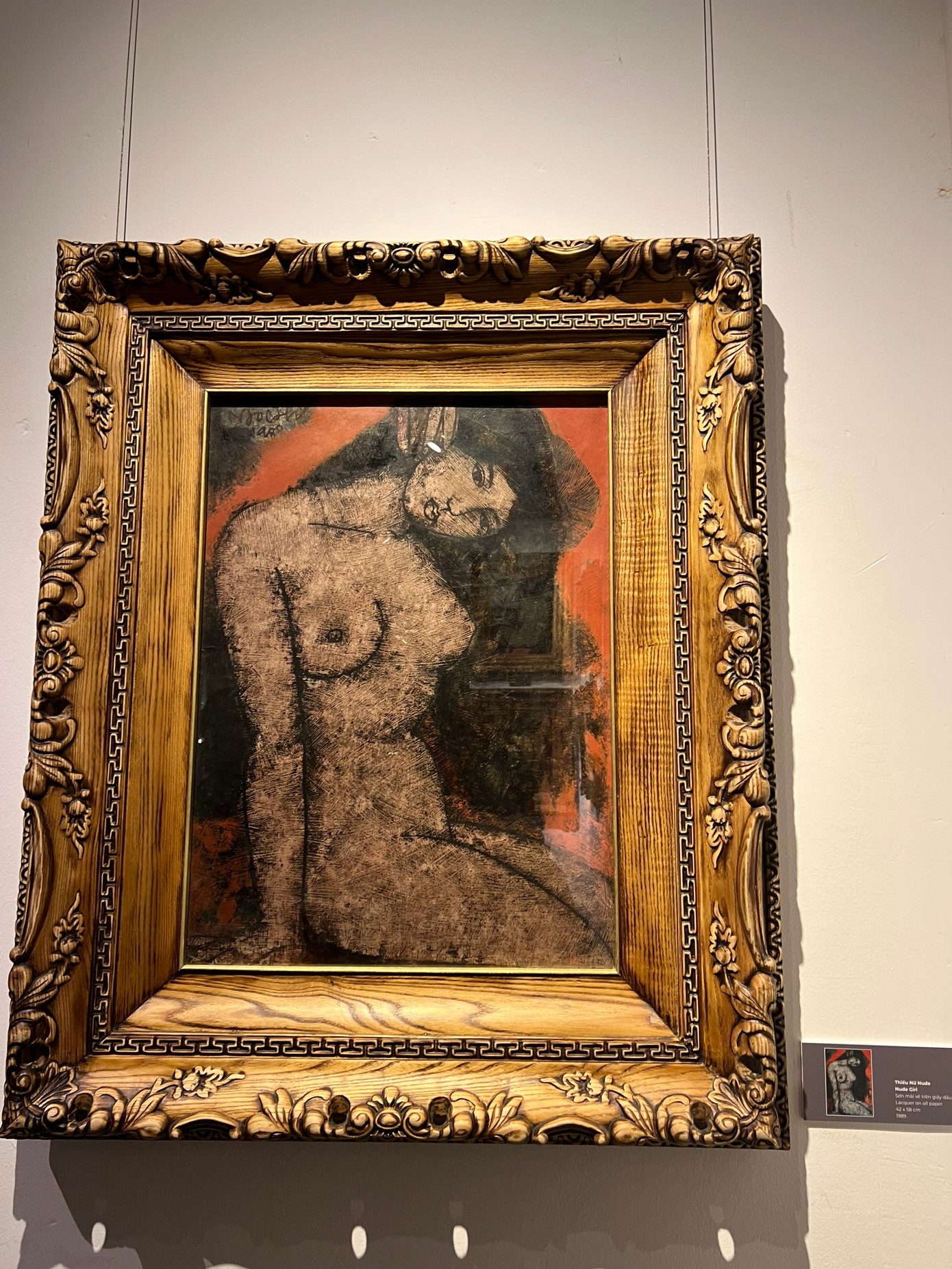 Một số tác phẩm khỏa thân trên chất liệu sơn mài của cố họa sĩ Nguyễn Ngọc Thọ.