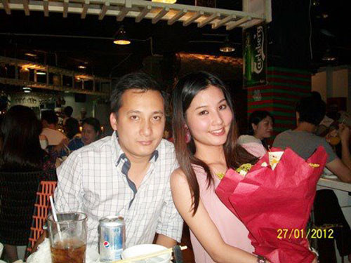 Diễm My và bạn trai.. Diễm My và bạn trai.