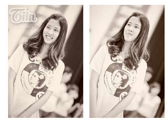 Cô bạn còn từng làm mẫu teen, gương mặt nổi bật của trường THPT Thái Phiên