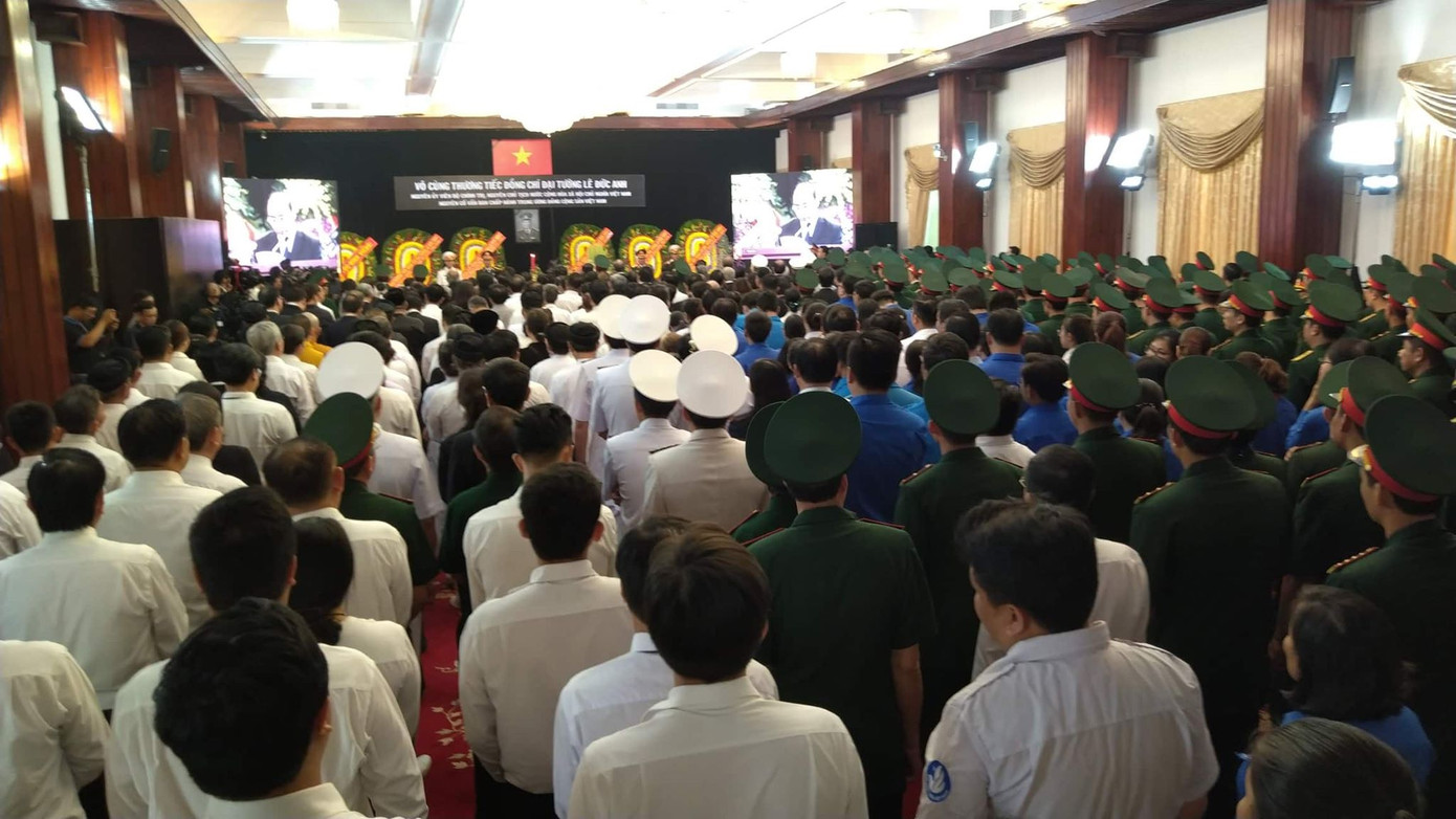 Lễ an táng nguyên Chủ tịch nước Lê Đức Anh ảnh 113