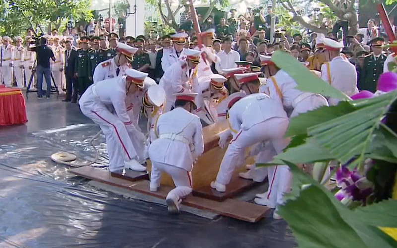 Lễ an táng nguyên Chủ tịch nước Lê Đức Anh ảnh 10