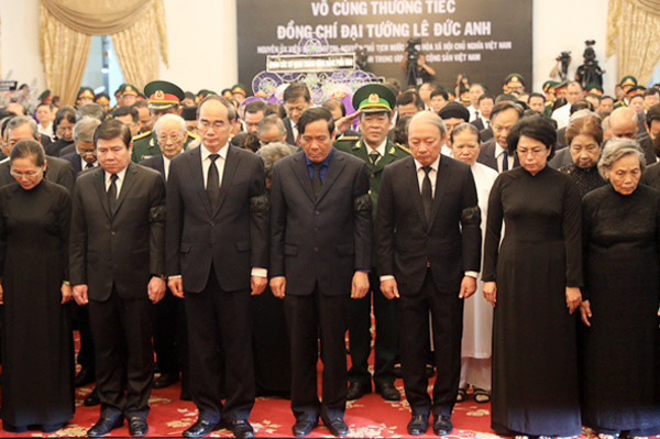 Lễ viếng nguyên Chủ tịch nước Lê Đức Anh ảnh 84