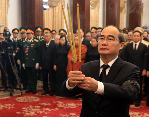 Lễ viếng nguyên Chủ tịch nước Lê Đức Anh ảnh 86