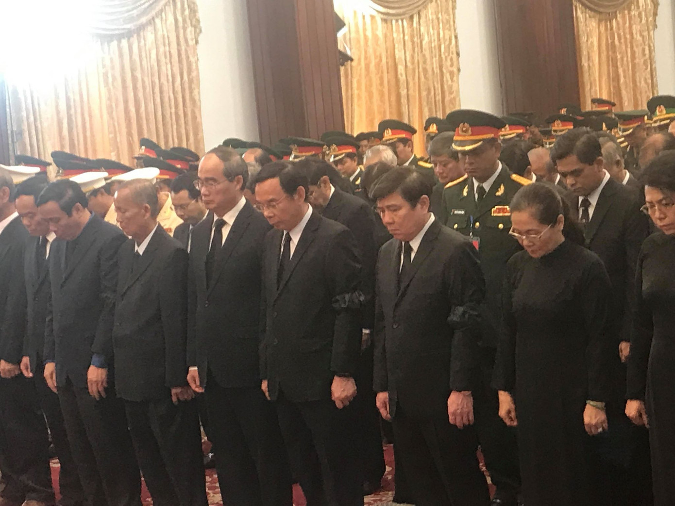 Lễ an táng nguyên Chủ tịch nước Lê Đức Anh ảnh 111