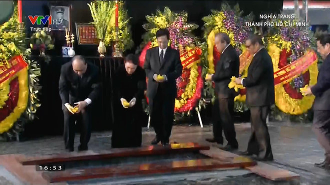 Lễ an táng nguyên Chủ tịch nước Lê Đức Anh ảnh 13