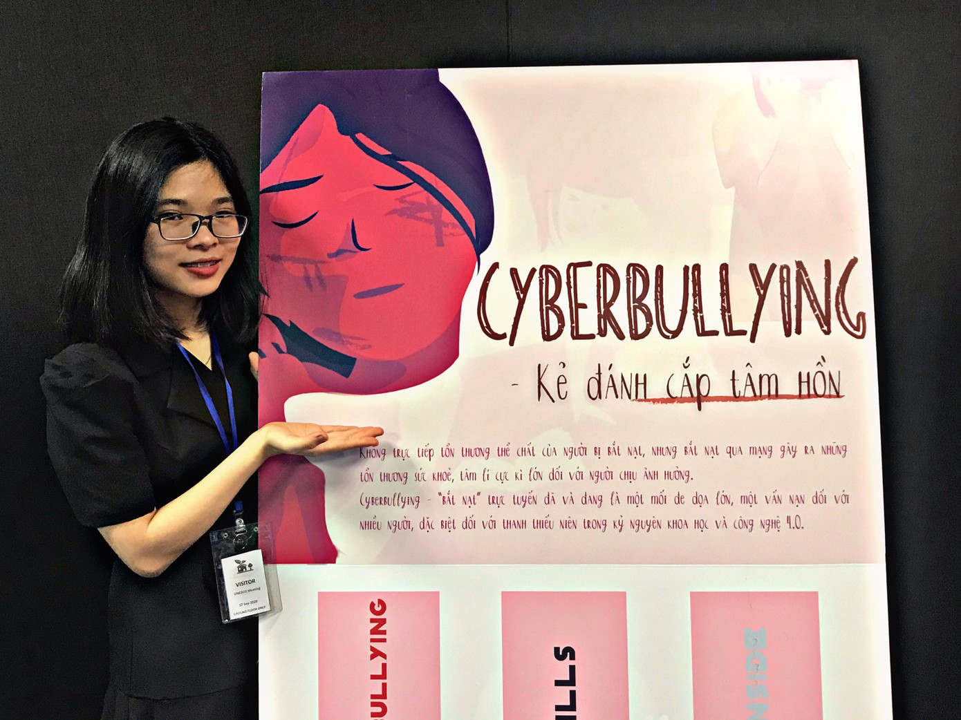 Thuyết trình tại UNESCO. Thuyết trình tại UNESCO.