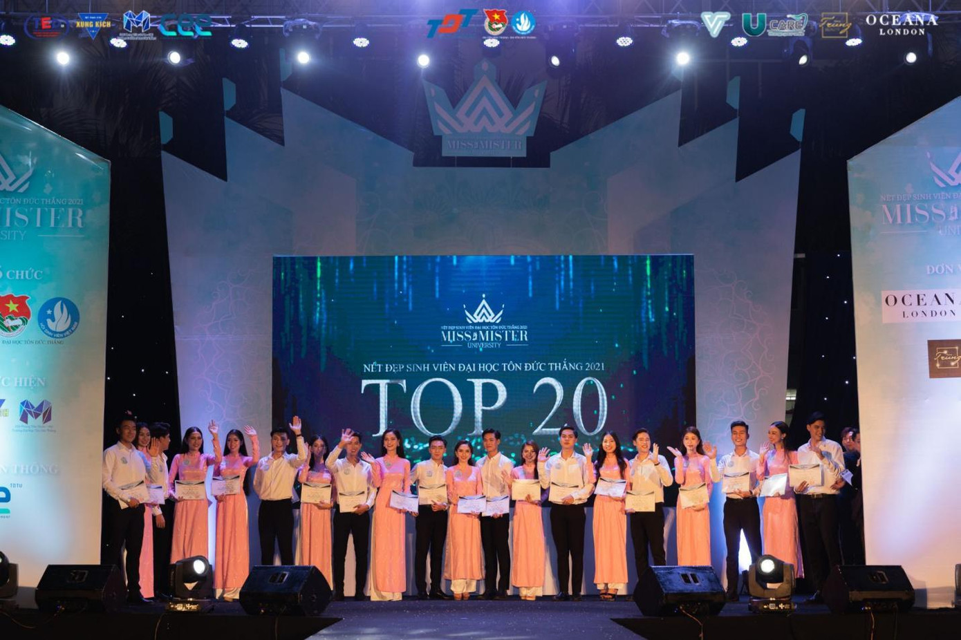 TOP 20 thí sinh bước vào vòng Chung Kết cuộc thi Nét đẹp Sinh viên TDTU 2021.