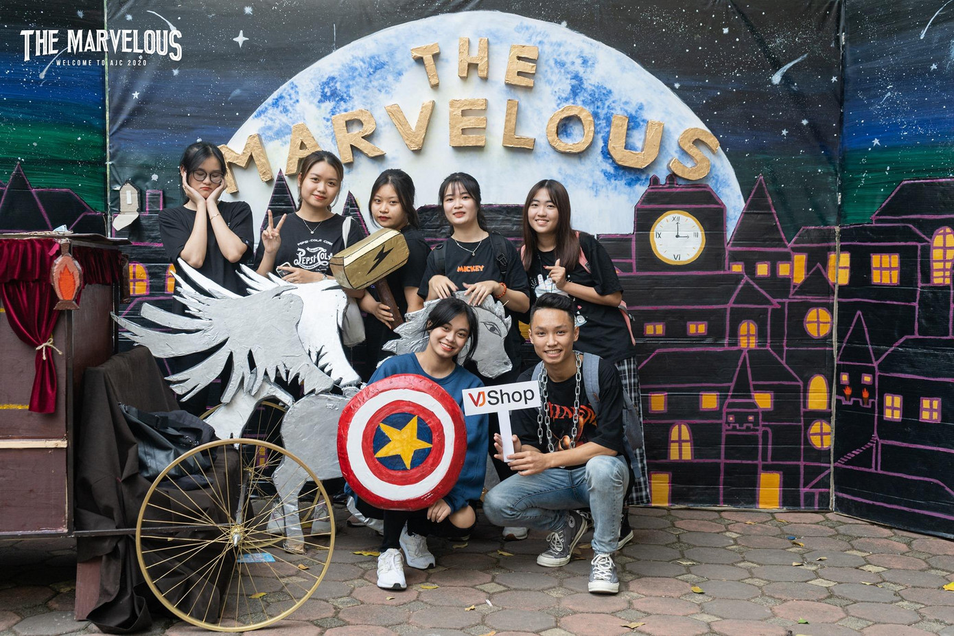 Photobooth là một điểm nhấn không thể thiếu trong mỗi mùa Welcome to AJC