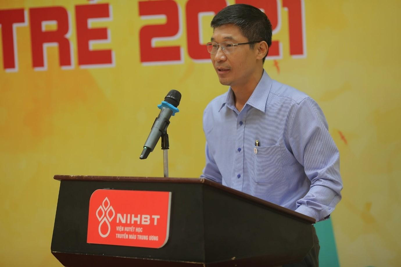 TS. Trần Ngọc Quế - Phó Giám đốc Phụ trách Trung tâm máu Quốc gia.