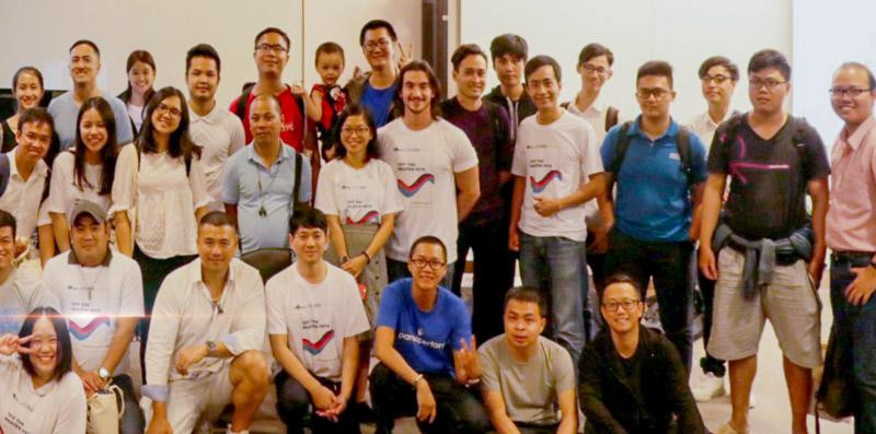 Khang chia sẻ kiến thức và kinh nghiệm với sinh viên RMIT.