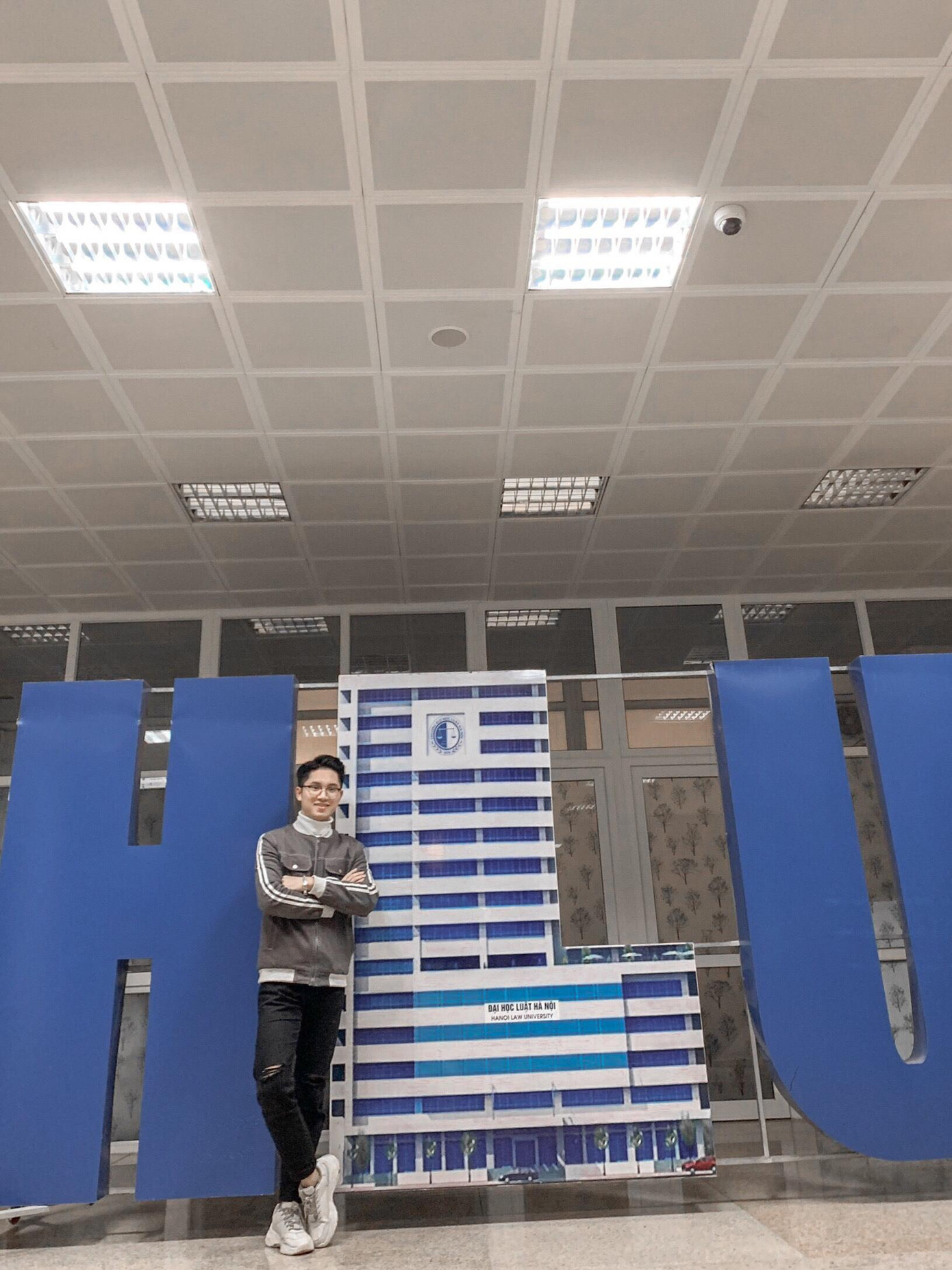 Anh Vũ hiện đang là sinh viên năm nhất trường Đại học Luật Hà Nội