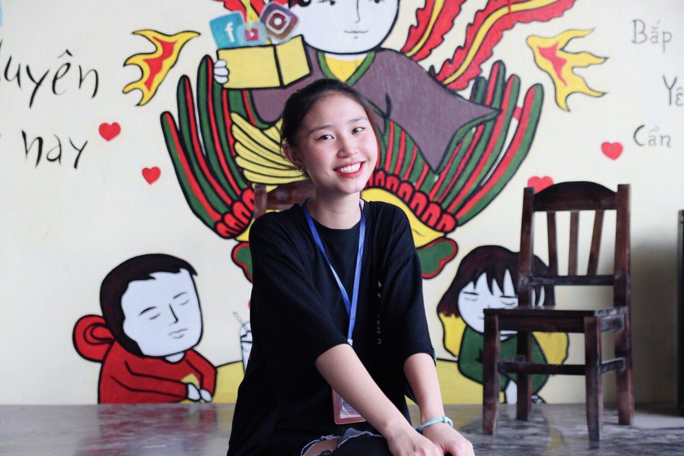 Đỗ Thị Cẩm Ly, tân sinh viên Trường Đại học Thủy lợi.