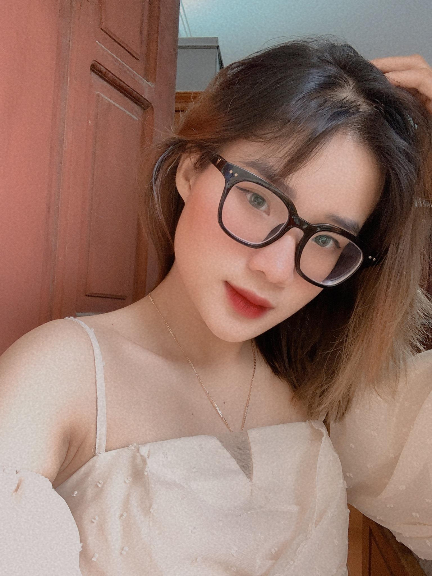 Bạn Triệu Thị Quỳnh Mai - sinh viên năm ba, trường Đại học Mở Hà Nội.