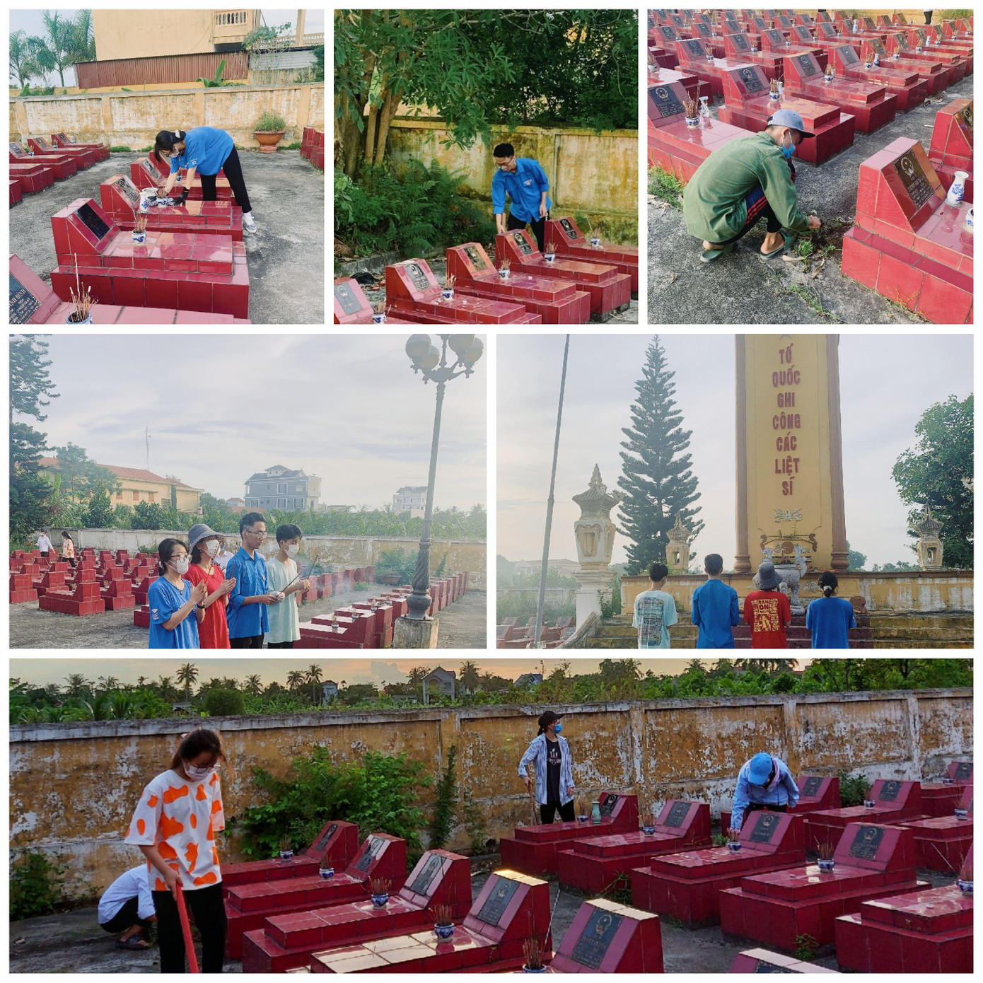 Hoạt động dọn dẹp nghĩa trang liệt sĩ ngày 27-7-2021 của CLB. Hoạt động dọn dẹp nghĩa trang liệt sĩ ngày 27-7-2021 của CLB.