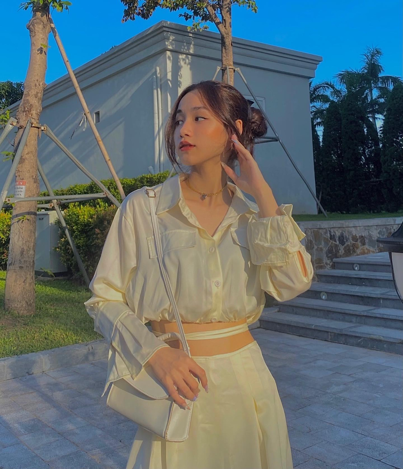 Trần Ngọc Mai khiến nhiều người mê mẩn với vẻ đẹp ngọt ngào.