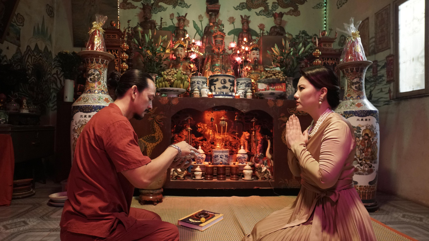 Một cảnh trong phim của nữ diễn viên Ngọc Lan.