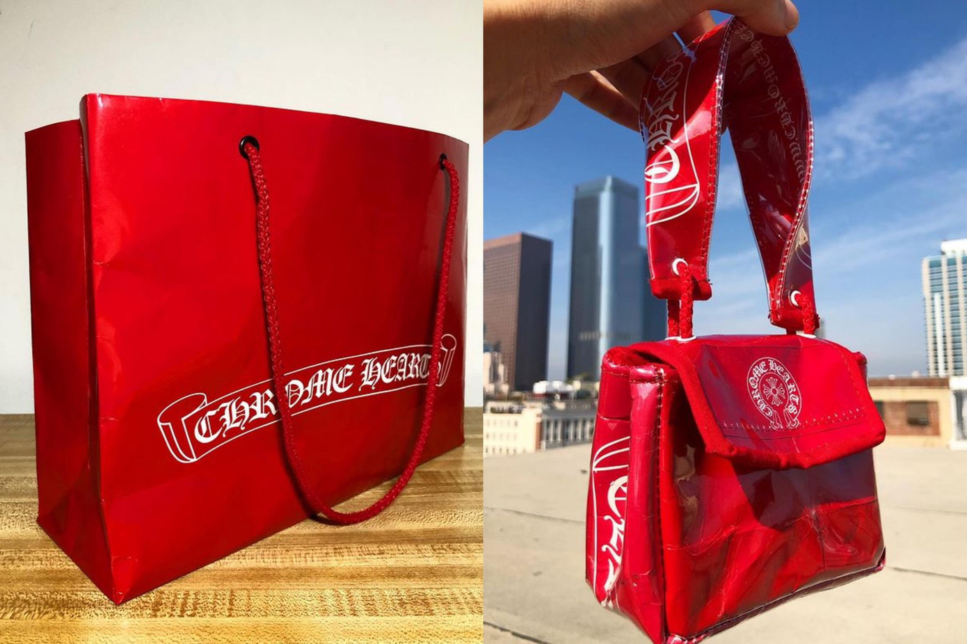 Một chiếc túi đựng thông thường được Peder biến thành một chiếc túi xách xinh xắn