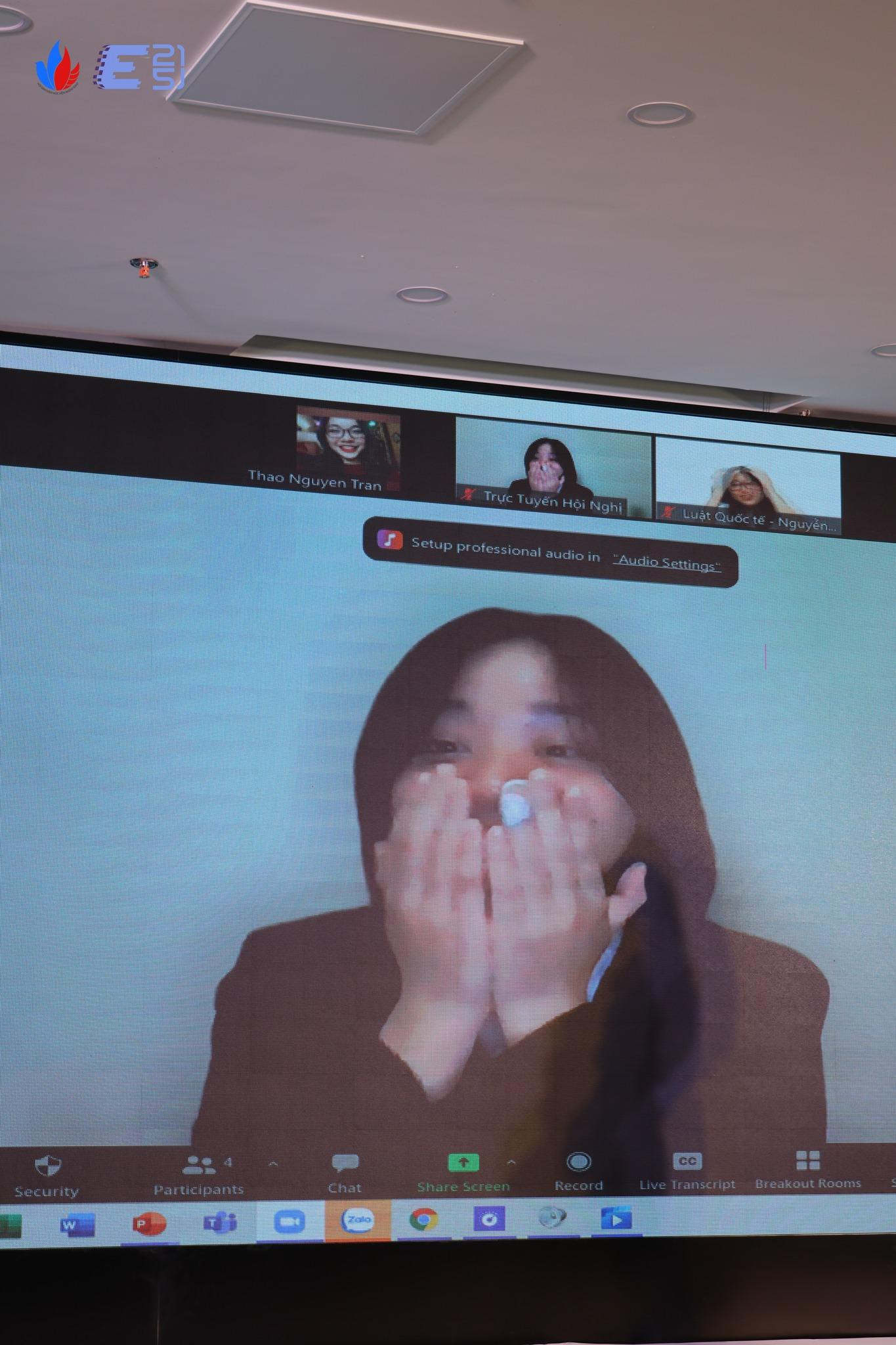 Trần Hoài Thu – Khối trưởng Ngành Kinh tế Quốc tế (Ảnh: BTC)