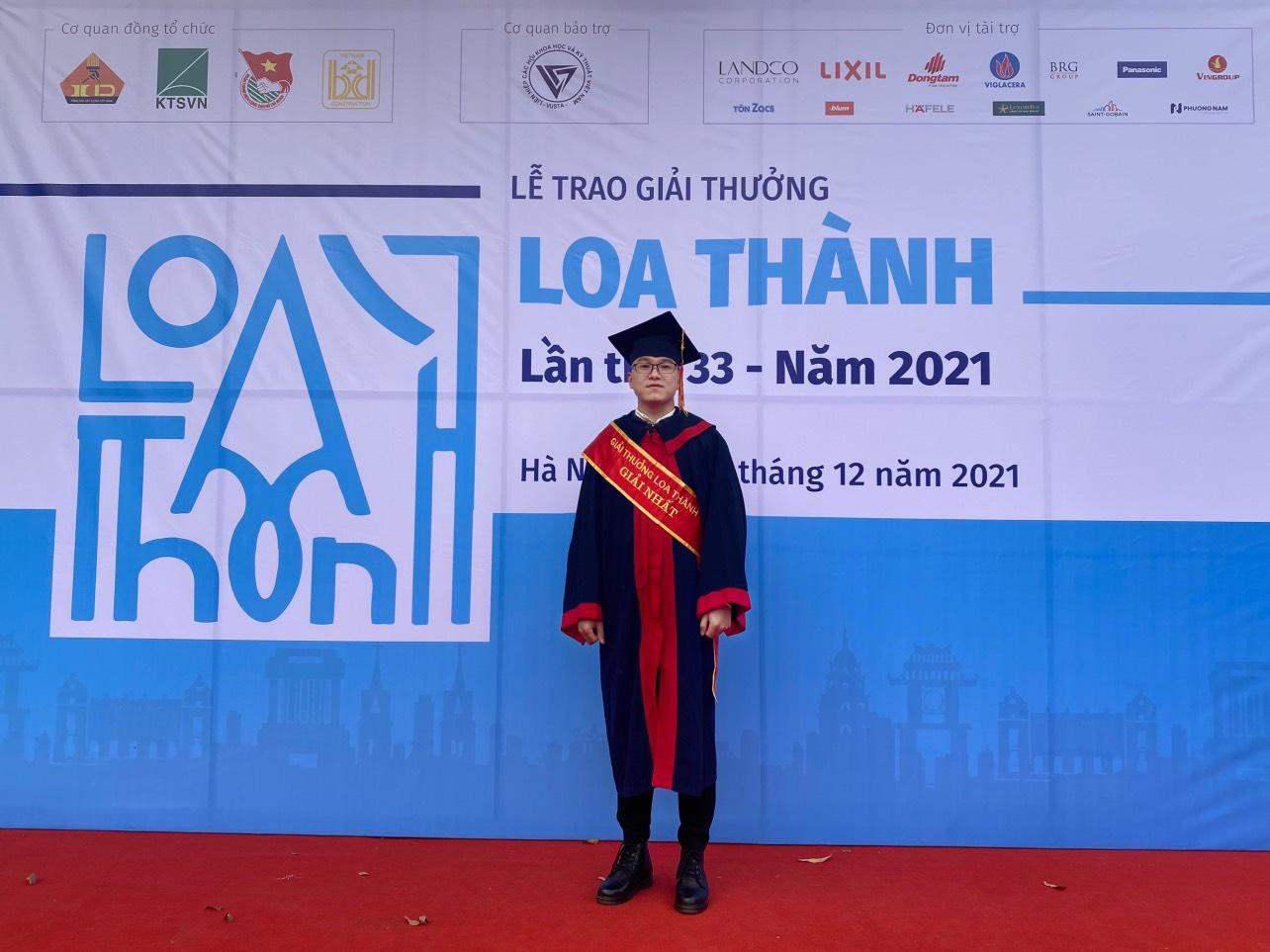 Đoàn Xuân Hưng - Đạt Giải Nhất Giải thưởng Loa Thành lần thứ 33 năm 2021.