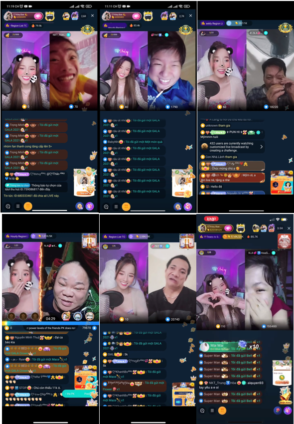 Cô gái 9X livestream giao lưu cùng các Idols có hoàn cảnh khó khăn.