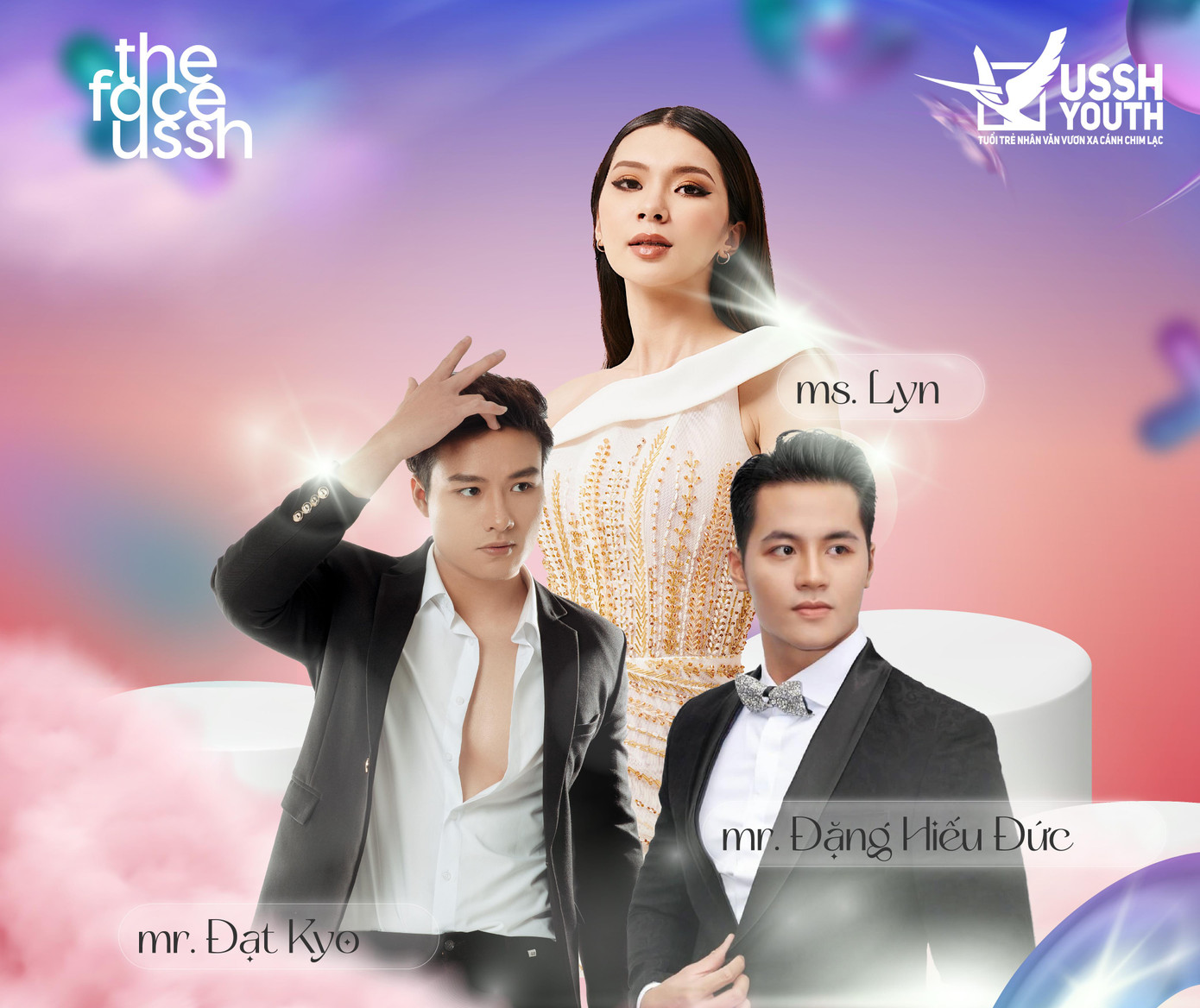 Các huấn luyện viên sẽ đồng hành cùng tân sinh viên trong cuộc thi The Face USSH 2021 Các huấn luyện viên sẽ đồng hành cùng tân sinh viên trong cuộc thi The Face USSH 2021