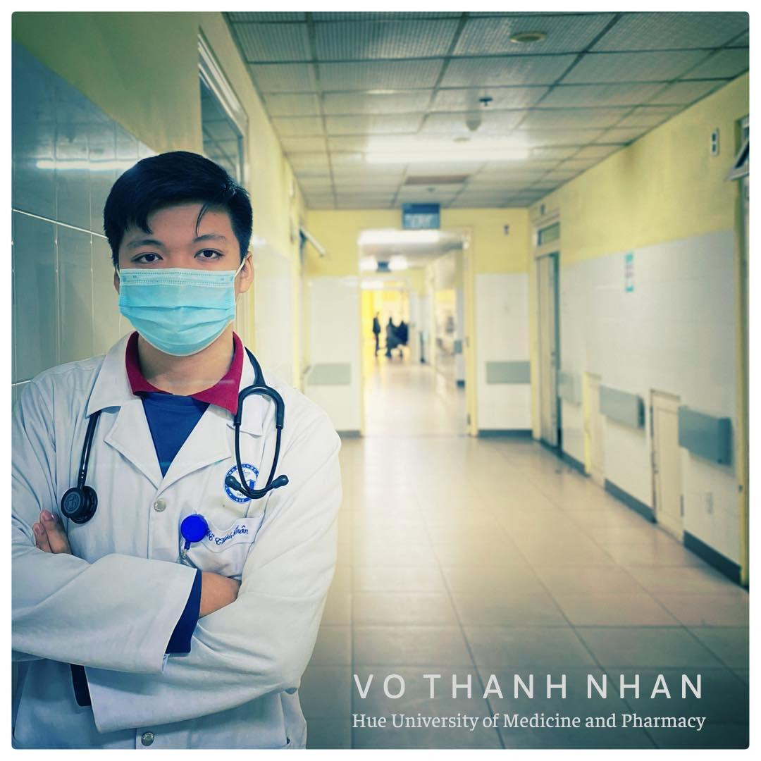 Nhân đang là sinh viên năm 4 trường Đại học Y Dược Huế