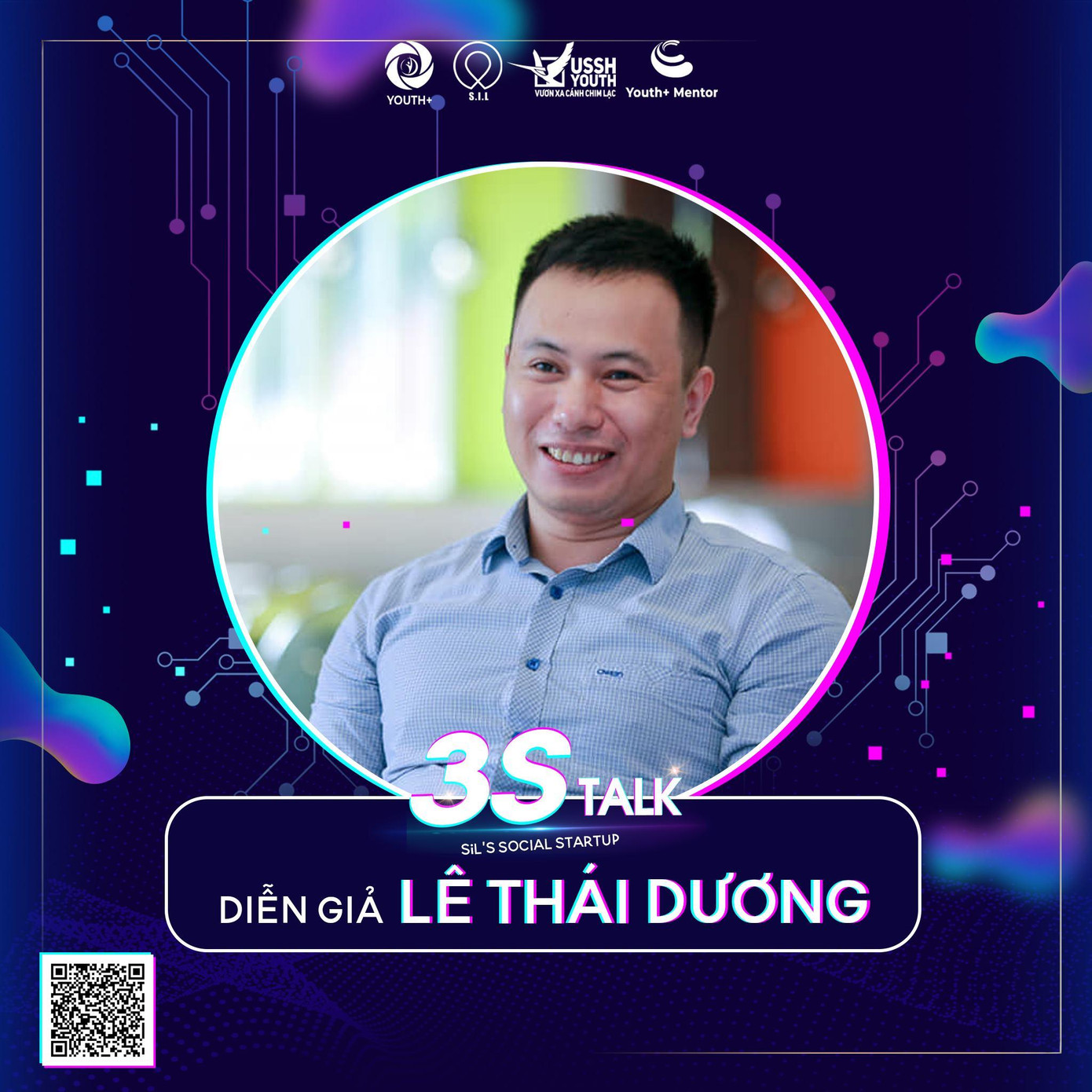 Diễn giả Lê Thái Dương với bề dày kinh nghiệm trong lĩnh vực khởi nghiệp.