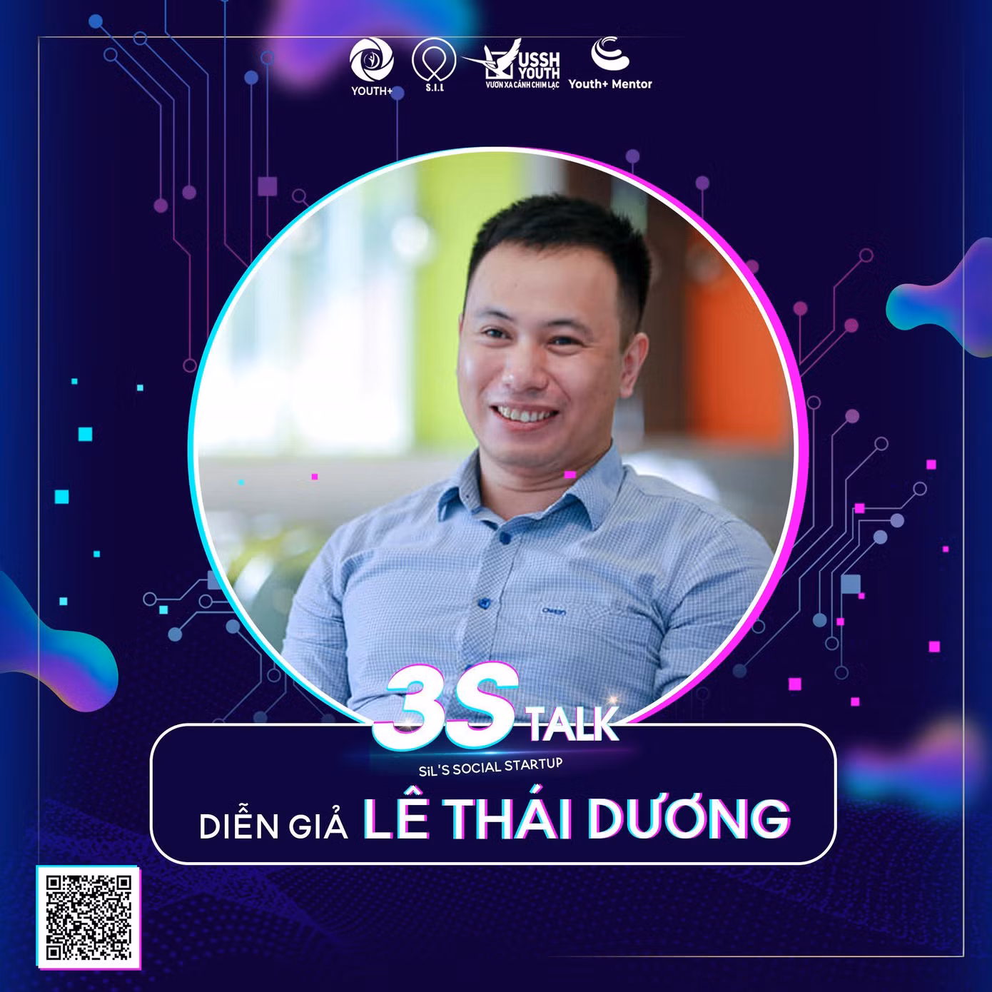 Diễn giả Lê Thái Dương với bề dày kinh nghiệm trong lĩnh vực khởi nghiệp.