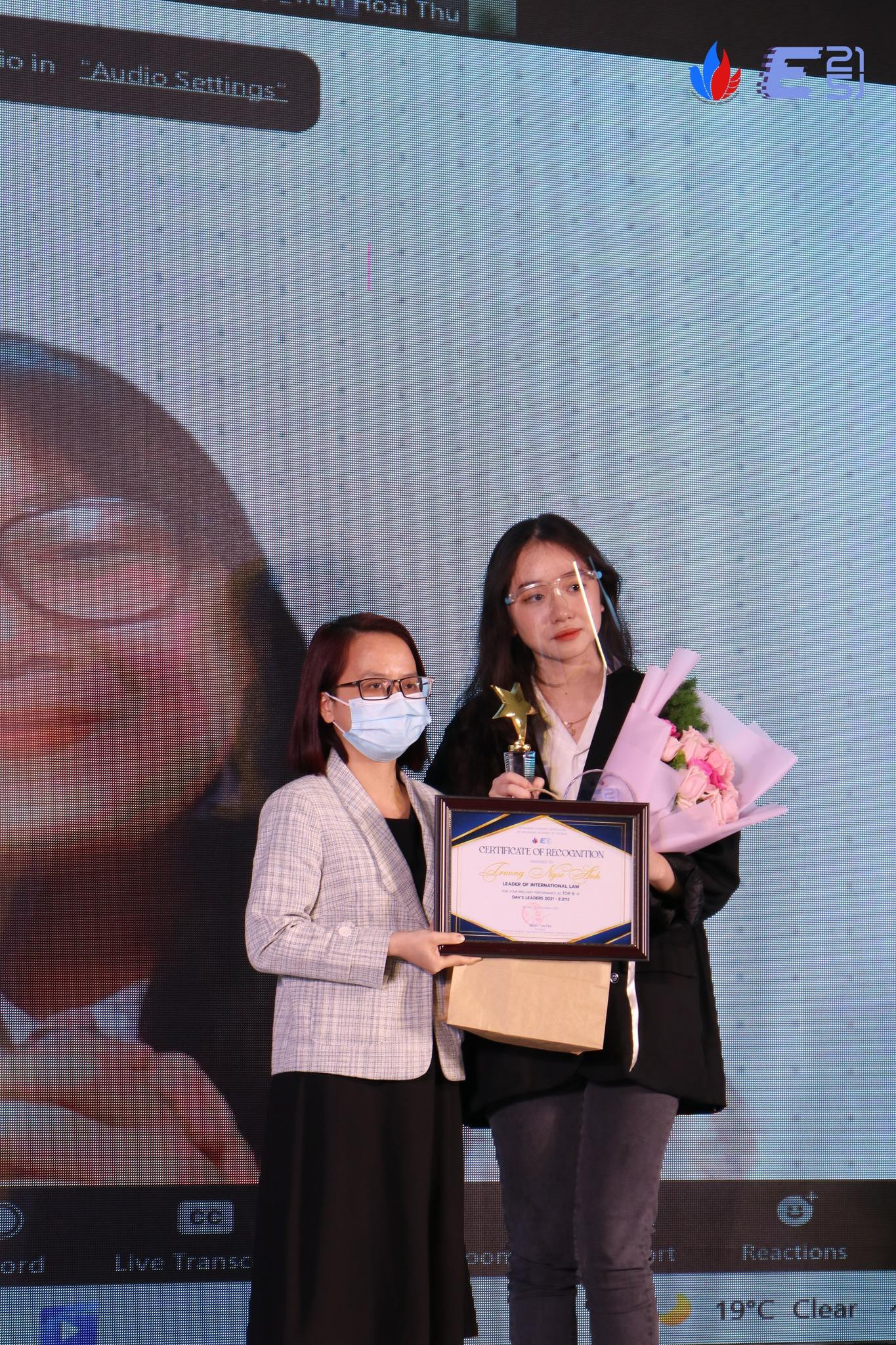 Trương Ngọc Anh – Khối trưởng Ngành Luật Quốc tế (Ảnh: BTC)