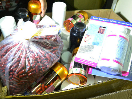 Lô hàng thực phẩm chức năng bị phát hiện, thu giữ