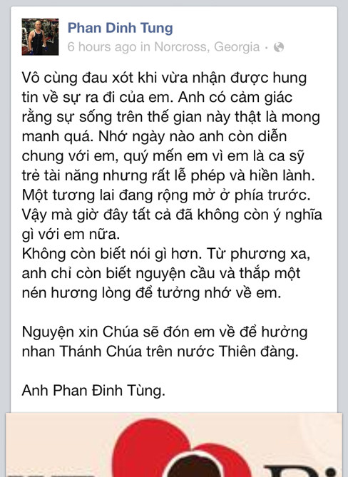 Ca sĩ Phan Đinh Tùng