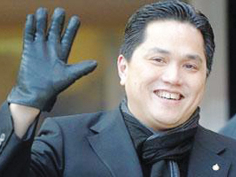 Thohir đã mang sức sống mới cho Inter. Ảnh: Football-Italia. Thohir đã mang sức sống mới cho Inter. Ảnh: Football-Italia