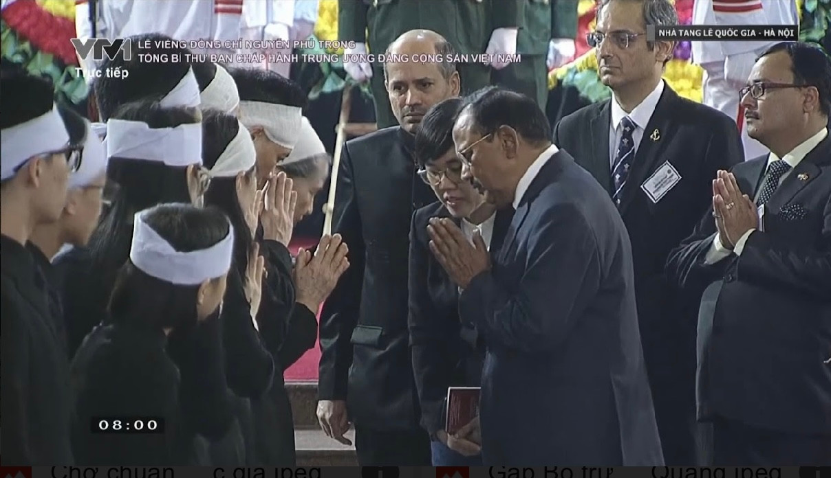 Cố vấn An ninh Quốc gia Ấn Độ chia buồn cùng gia quyến Tổng Bí thư Nguyễn Phú Trọng.