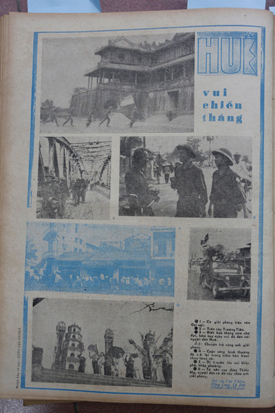 Những trang viết nóng hổi ngày đại thắng