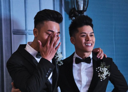 Johny Huy Trần và bạn đời đồng giới rơi nước mắt trong ngày cưới ảnh 6