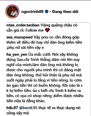 Ngọc Trinh lại gây sốc vì phát ngôn mới về đàn ông, tình và tiền ảnh 3