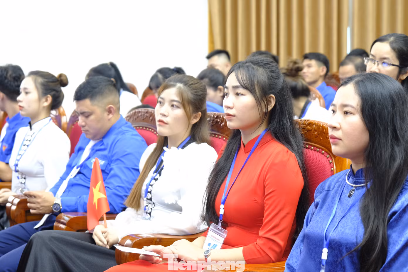 Trong số 248 đại biểu tham dự đại hội, đại biểu là người dân tộc thiểu số chiếm 69,6 %. Ảnh: Châu Linh