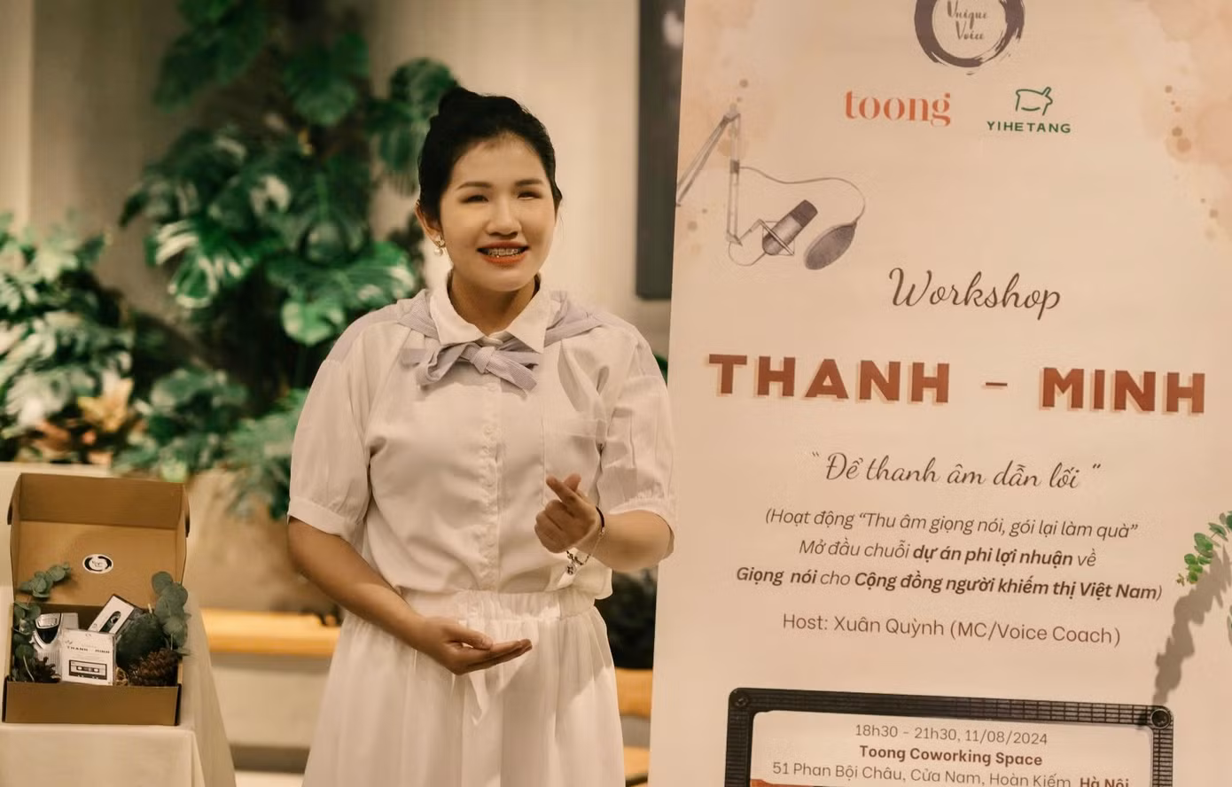 Sống đẹp, với Hải Anh, là sống với lòng biết ơn và hành động từ trái tim.