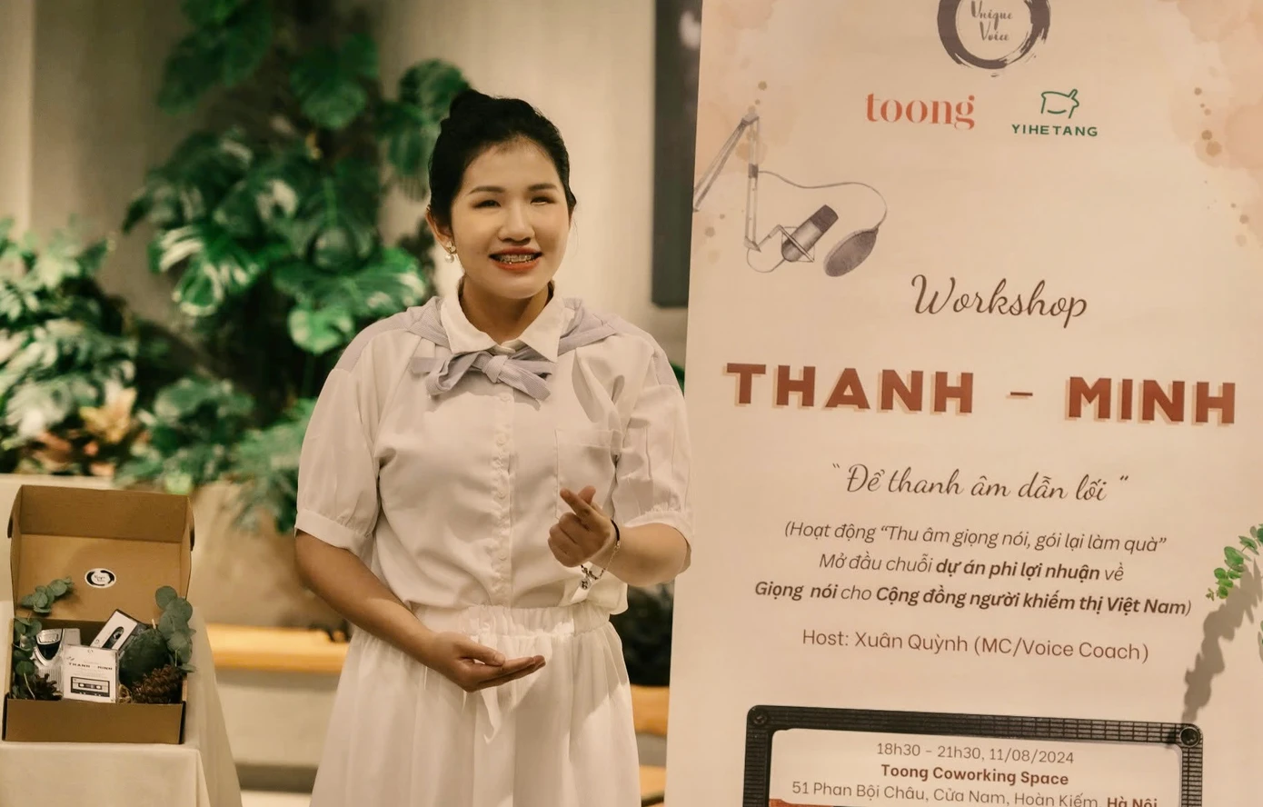 Sống đẹp, với Hải Anh, là sống với lòng biết ơn và hành động từ trái tim.