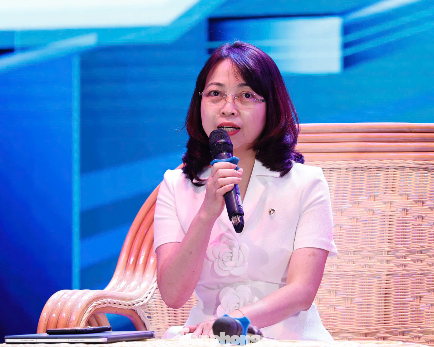 Bà Nguyễn Thị Thái Hà, Phó Trưởng ban tổ chức và nhân sự, Ngân hàng TMCP Ngoại thương Việt Nam Vietcombank.