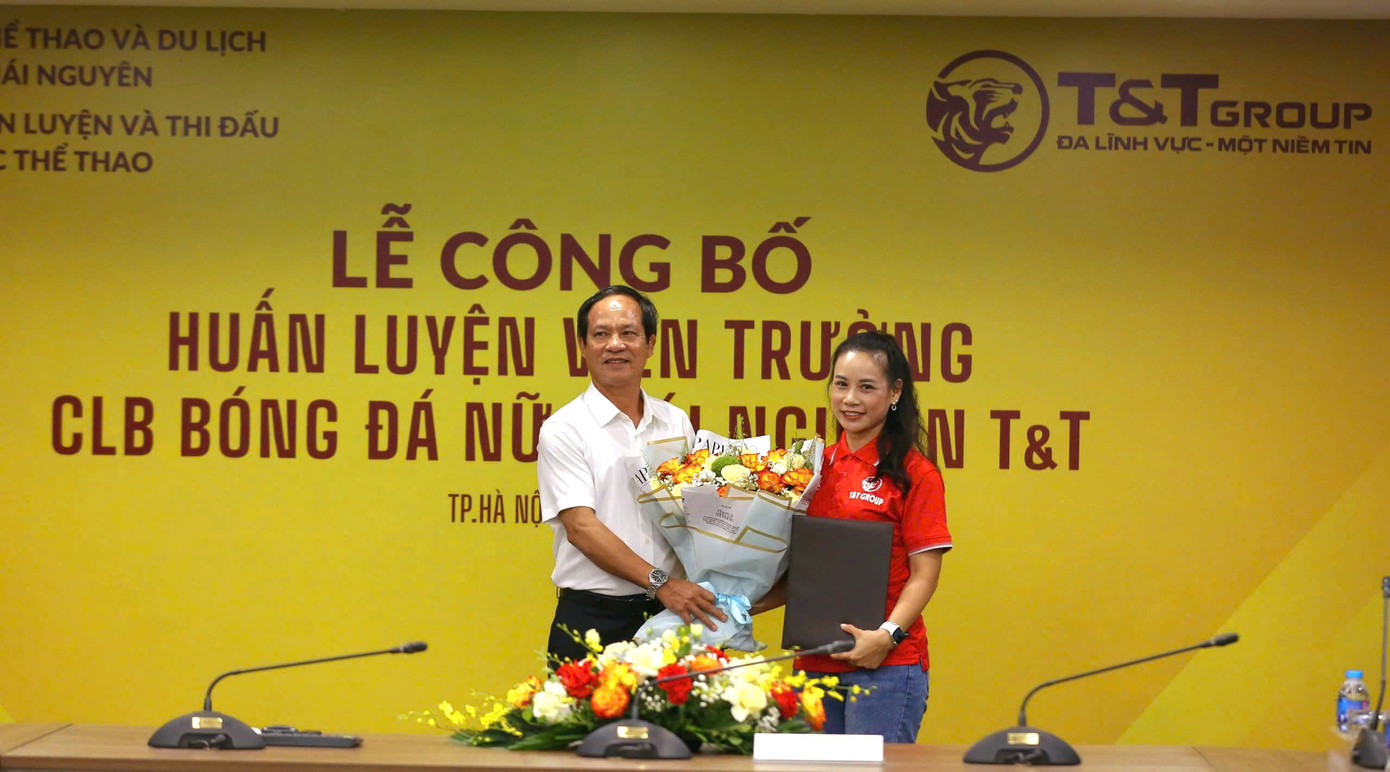 CLB bóng đá nữ Thái Nguyên T&T bổ nhiệm HLV Văn Thị Thanh trong vai trò HLV trưởng. CLB bóng đá nữ Thái Nguyên T&T bổ nhiệm HLV Văn Thị Thanh trong vai trò HLV trưởng.