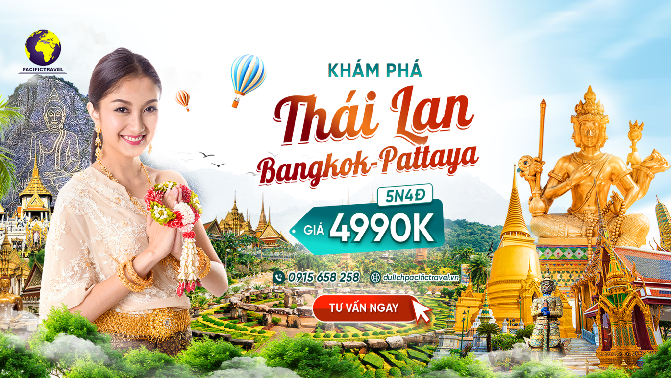 Du lịch thái lan giá rẻ Pacific Travel