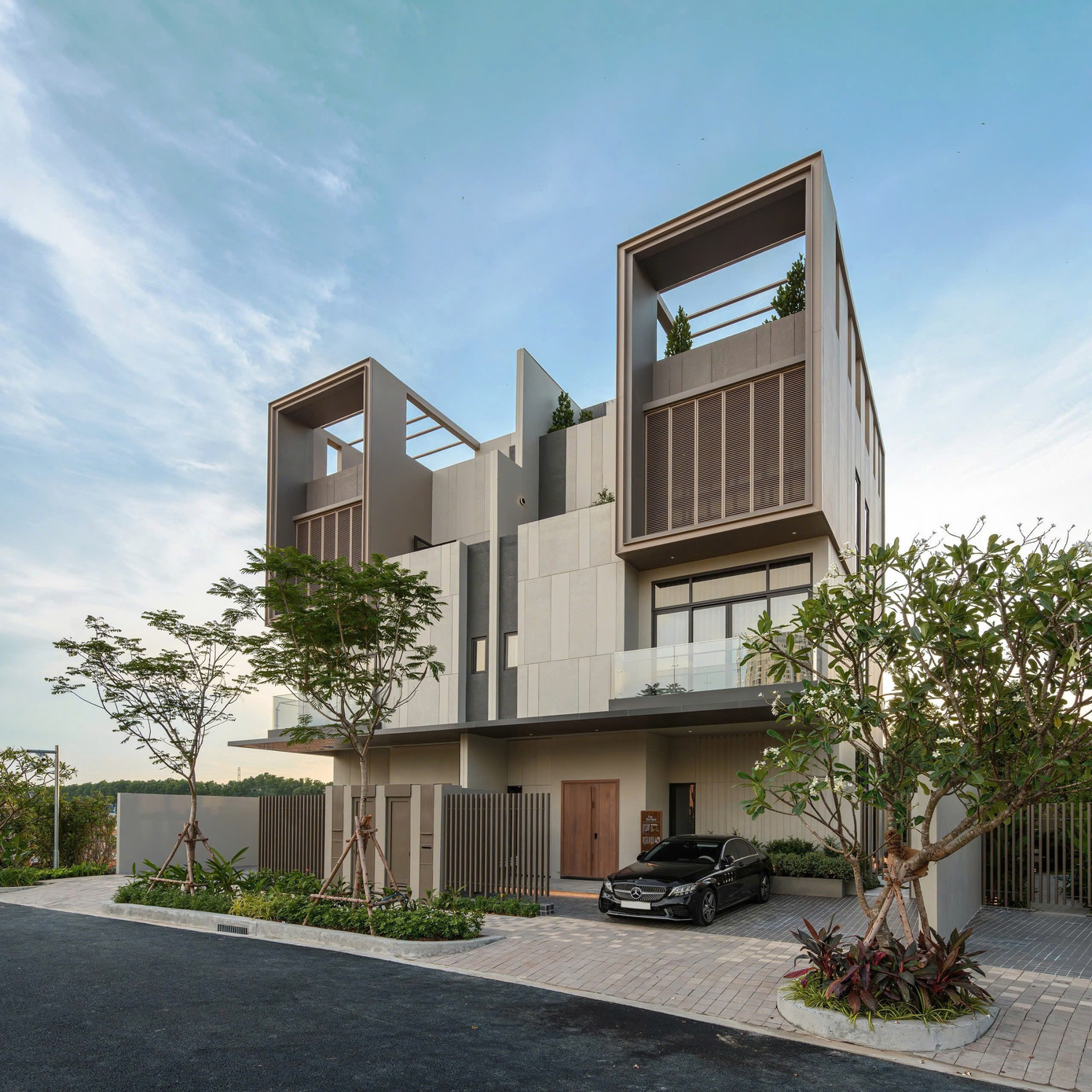 Ảnh thực tế - Biệt thự song lâp tại The Orchard (Ảnh: Sycamore)