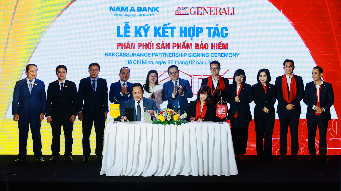 Generali Việt Nam và Nam A Bank ký kết thành công thỏa thuận hợp tác phân phối sản phẩm bảo hiểm