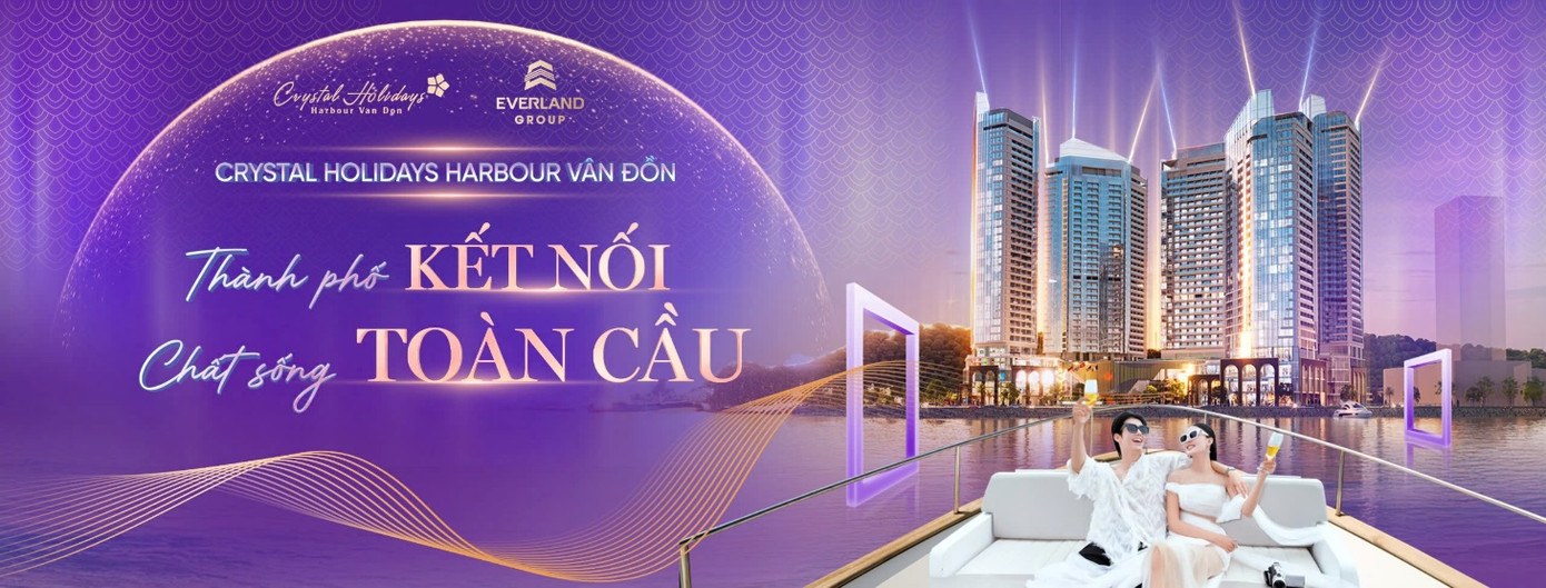 Căn hộ tại dự án Crystal Holidays Harbour Vân Đồn thỏa mãn nhu cầu sống, làm việc, nghi dưỡng, giải trí cho những công dân toàn cầu.