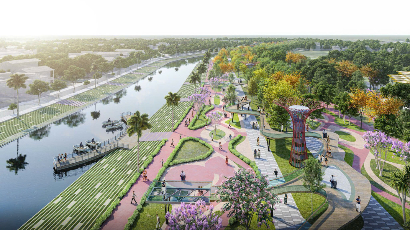 Tại Việt Nam, với nguồn vốn đầu tư gần 200 triệu USD, quy hoạch sông Vinh được kỳ vọng sẽ đưa TP Vinh “lột xác” và sánh vai với các thành phố ven sông nổi tiếng thế giới.